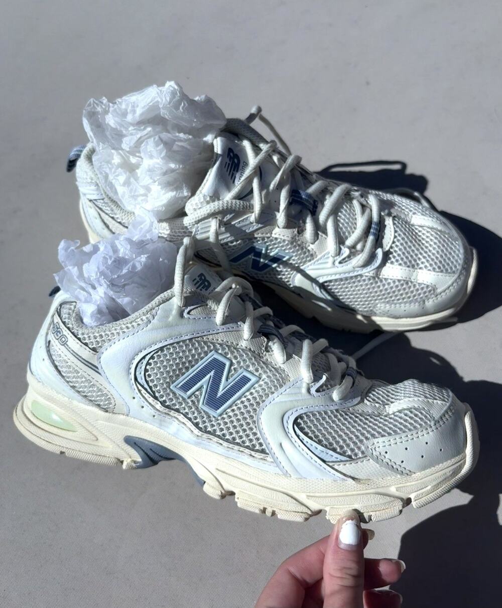 New Balance 530 White/Blue Sneakers Women’s Size 8.5